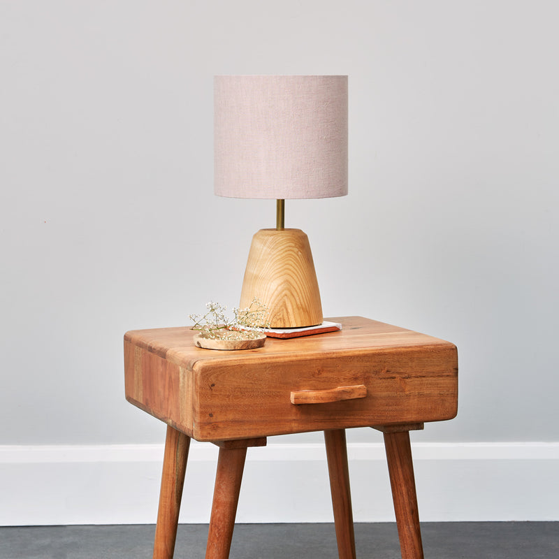 Peony Pink Irish Linen Lampshade