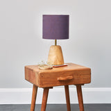 Plum Irish Linen Lampshade