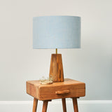 Cornflower Blue Irish Linen Lampshade