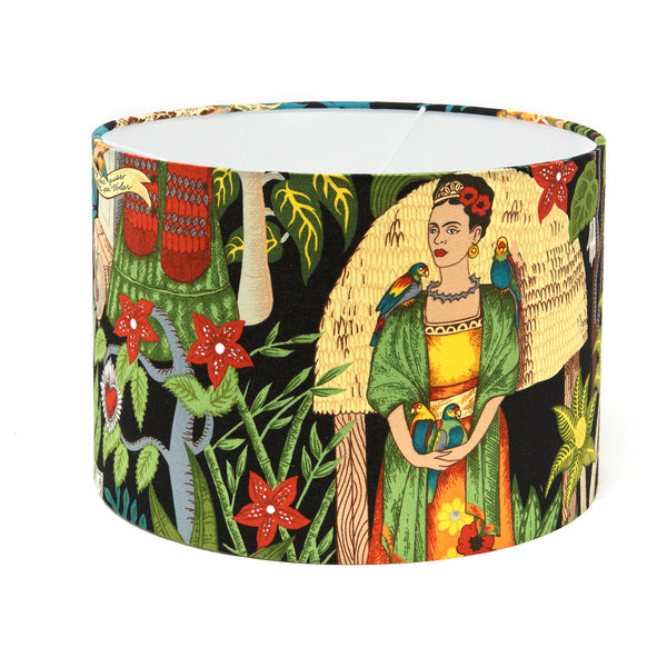 Frida's Garden Lampshade in Black