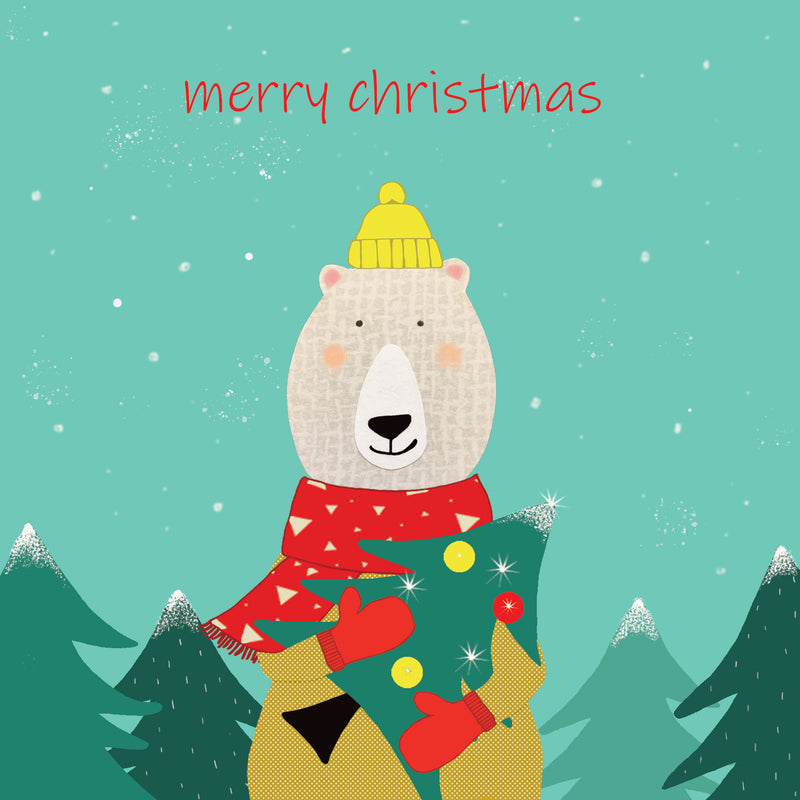 Christmas Bear Greetings Card