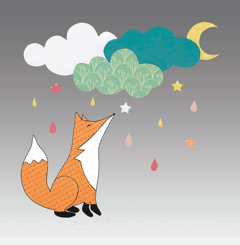 Mr Fox and the Stars Greetings Card
