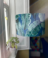 Velvet Banana Leaf Lampshade