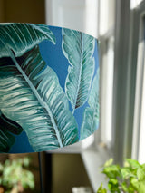 Velvet Banana Leaf Lampshade