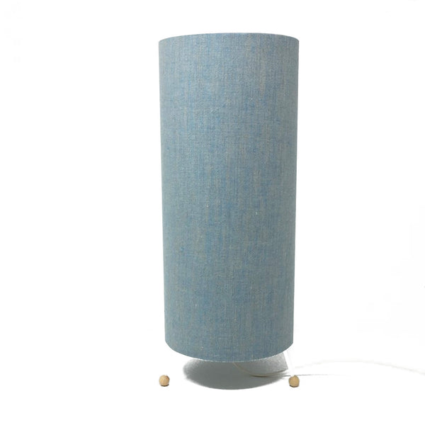Cornflower Blue Irish Linen Table Lamp
