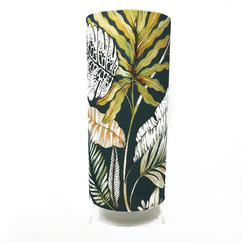 Green Tropical Leaves Table Lamp