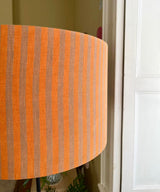 Spice Stripe Irish Linen Lampshade