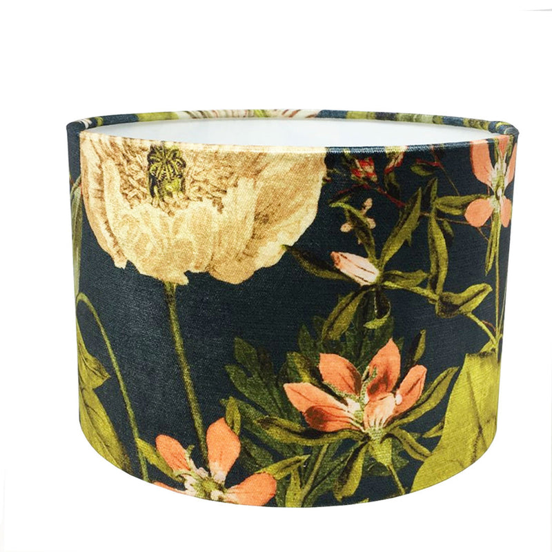 Midnight Passiflora Lampshade