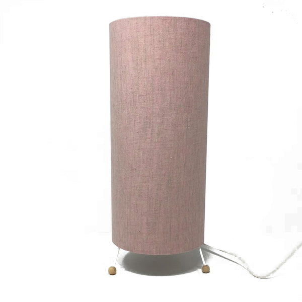 Peony Pink Irish Linen Table Lamp