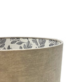 Sand Linen and Laurel Leaves Lampshade