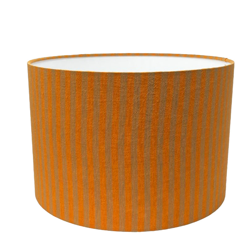 Spice Stripe Irish Linen Lampshade